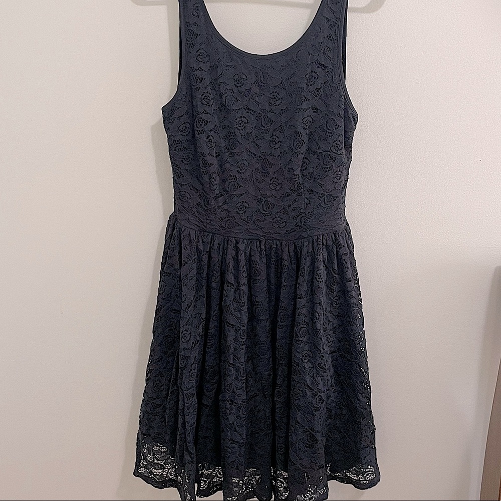 Kismet gray lace dress